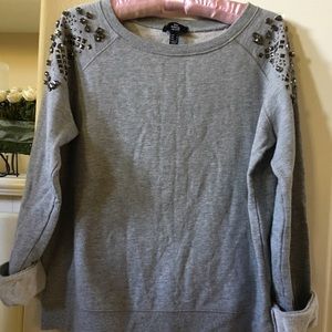 Mango jeans sweatshirt grey shirt